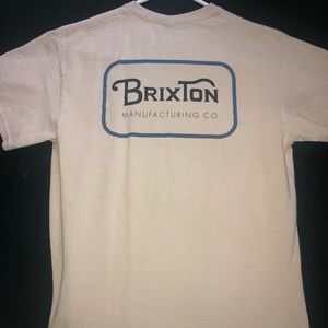 Brixton Cream T-Shirt. Size M
